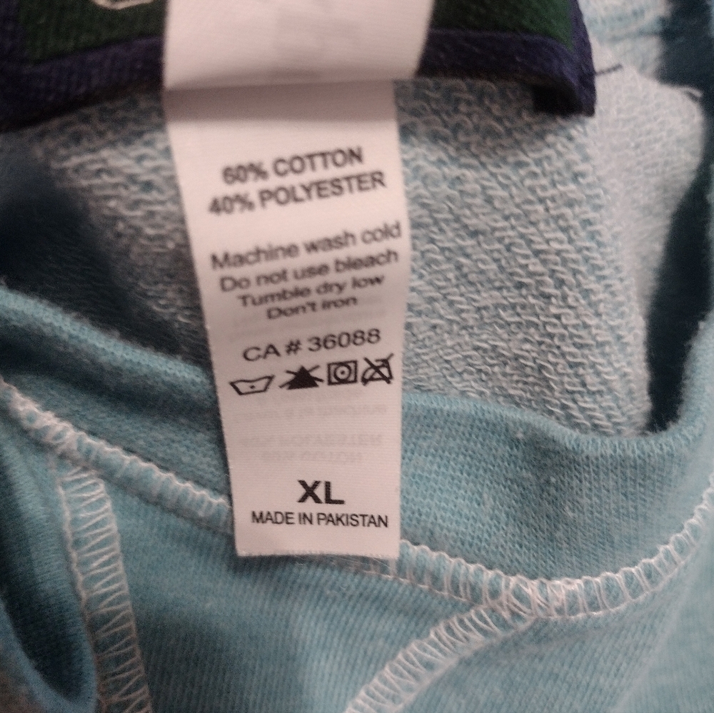 Rare, Vintage, Sea Island Beach Light Blue Sweatshirt - Picture 4 of 4